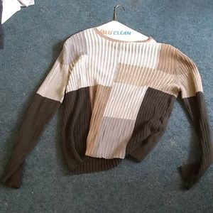 4/20 Like New Vintage Kenneth Cole Colorblock Sweater
